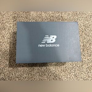 New Balance Black and Gray Shoe Box